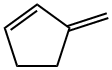 3-methylidenecyclopentene 结构式