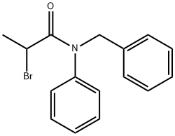 N-苄基-2-溴-N-苯基丙酰胺 结构式