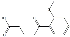 5-(2-(METHYLTHIO)PHENYL)-5-OXOVALERIC ACID 结构式