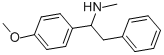 ALPHA-(4-METHOXYPHENYL)-N-METHYLPHENETHYLAMINE 结构式