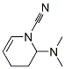 1(2H)-Pyridinecarbonitrile,  2-(dimethylamino)-3,4-dihydro- 结构式