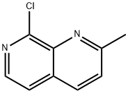 8-氯-2-甲基-1,7-萘啶 结构式