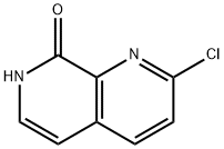 2-氯-1,7-萘啶-8(7H)-酮 结构式