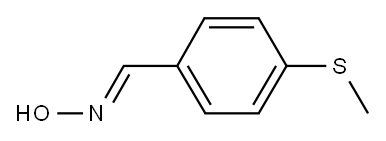 4-(甲硫基)苯甲醛肟 结构式