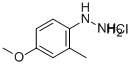 4-甲氧基-2-甲苯肼盐酸盐 结构式