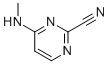 4-(METHYLAMINO)PYRIMIDINE-2-CARBONITRILE 结构式