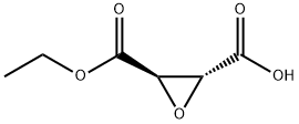 (2R,3R)-3-乙氧羰基-环氧乙烷-2-羧酸 结构式