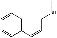 (Z) -N-甲基-3-苯基丙-2-烯-1-胺 结构式