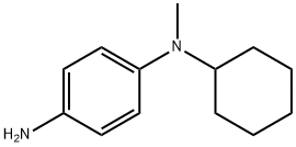 N1-环己基-N1-甲基苯-1,4-二胺 结构式