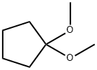 1,1-二甲氧基环戊烷 结构式