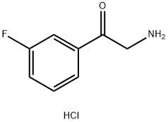 Α-氨基间氟苯乙酮盐酸盐 结构式