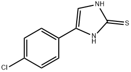 4-(4-氯-苯基)-1,3-二氢-咪唑-2-硫酮 结构式
