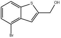 (4-溴苯并[B]噻吩-2-基)甲醇 结构式