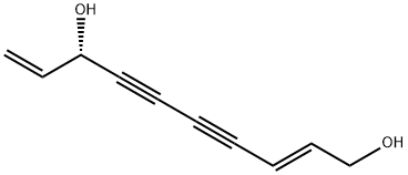(S,E)-癸-2,9-二烯-4,6-二炔-1,8-二醇 结构式