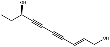 (R,E)-癸-2-烯-4,6-二炔-1,8-二醇 结构式