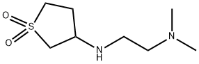 (1,1-二氧代四氢噻吩-3-基)-(2-二甲基氨基乙基)胺 结构式