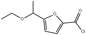 2-Furoyl chloride, 5-(1-ethoxyethyl)- (7CI) 结构式