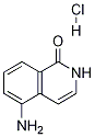 5-氨基异喹啉-1(2H)-酮盐酸盐 结构式