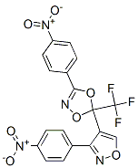 3-(4-NITROPHENYL)-5-(3-(4-NITROPHENYL)ISOXAZOL-4-YL)-5-(TRIFLUOROMETHYL)-1,4,2-DIOXAZOLE 结构式