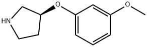 S-3-(3-METHOXYPHENOXY)-PYRROLIDINE 结构式