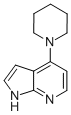 1H-Pyrrolo[2,3-b]pyridine, 4-(1-piperidinyl)- 结构式