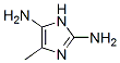 1H-Imidazole-2,5-diamine,  4-methyl- 结构式