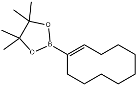 1,3,2-Dioxaborolane, 2-(1-cyclodecen-1-yl)-4,4,5,5-tetraMethyl- 结构式