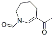 1H-Azepine-1-carboxaldehyde, 6-acetyl-2,3,4,5-tetrahydro- (9CI) 结构式