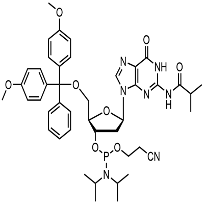 5'-O-(4,4'-Dimethoxytrityl)-N-isobutyryl-2'-deoxyguanosine-3'-(2-cyanoethyl-N,N-diisopropyl)phosphoramidite