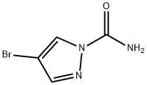 4-溴-吡唑-3-甲酰胺 结构式