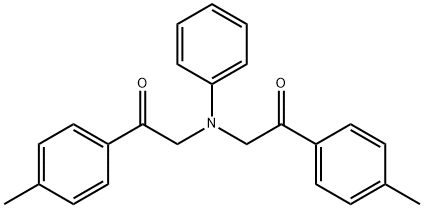 2-[(2-OXO-2-P-TOLYL-ETHYL)-PHENYL-AMINO]-1-P-TOLYL-ETHANONE 结构式