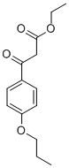 ethyl 3-oxo-3-(4-propoxyphenyl)propanoate 结构式