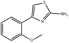 4-(2-甲氧基苯基)-噻唑-2-胺 结构式