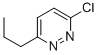 3-CHLORO-6-PROPYL-PYRIDAZINE 结构式