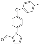 1-[4-(4-METHYLPHENOXY)PHENYL]-1H-PYRROLE-2-CARBOXALDEHYDE 结构式