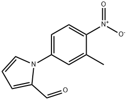 1-(3-METHYL-4-NITROPHENYL)-1H-PYRROLE-2-CARBOXALDEHYDE 结构式