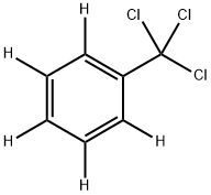 A,A,A-TRICHLOROTOLUENE-D5 结构式