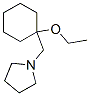 Pyrrolidine, 1-[(1-ethoxycyclohexyl)methyl]- (9CI) 结构式