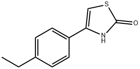 4-(4'-乙基苯基)噻唑啉-2-酮 结构式