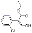 Benzeneacetic acid, 2-chloro-.alpha.-(hydroxyMethylene)-, ethyl 结构式