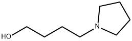 4-吡咯烷-1-基丁-1-醇 结构式
