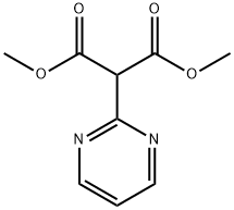 2-(2-嘧啶基)丙二酸二甲酯 结构式