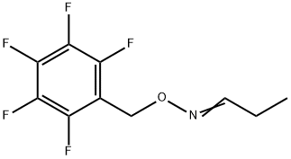 丙醛-O-2,3,4,5,6-氟苯甲肟 结构式