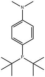 [(4-(N,N-二甲氨基)苯基]二叔丁基膦 结构式