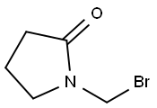 1-(溴甲基)吡咯烷-2-酮 结构式