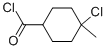 Cyclohexanecarbonyl chloride, 4-chloro-4-methyl- (9CI) 结构式