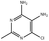 6-氯-2-甲基嘧啶-4,5-二胺 结构式