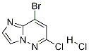 8-溴-6-氯咪唑并[1,2-B]哒嗪盐酸盐 结构式