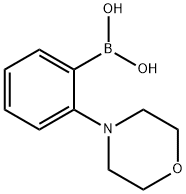 2-码啉苯硼酸 结构式