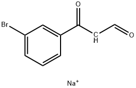 3-Bromo-β-oxo-benzenepropanal Sodium Salt 结构式